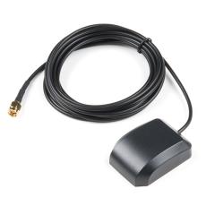 GNSS / GPS-antenn L1 magnetisk SMA 3m @ electrokit