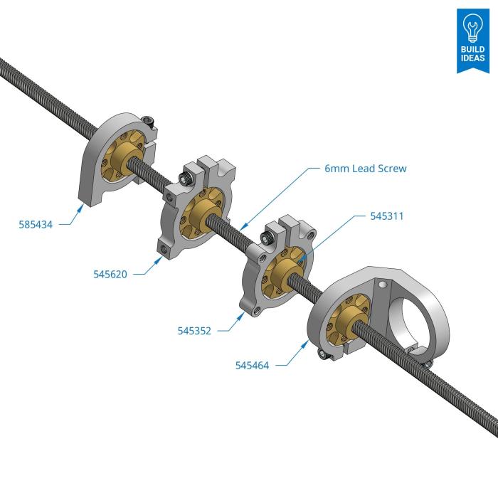 Fästmutter för 6mm gängad axel @ electrokit (2 av 4)