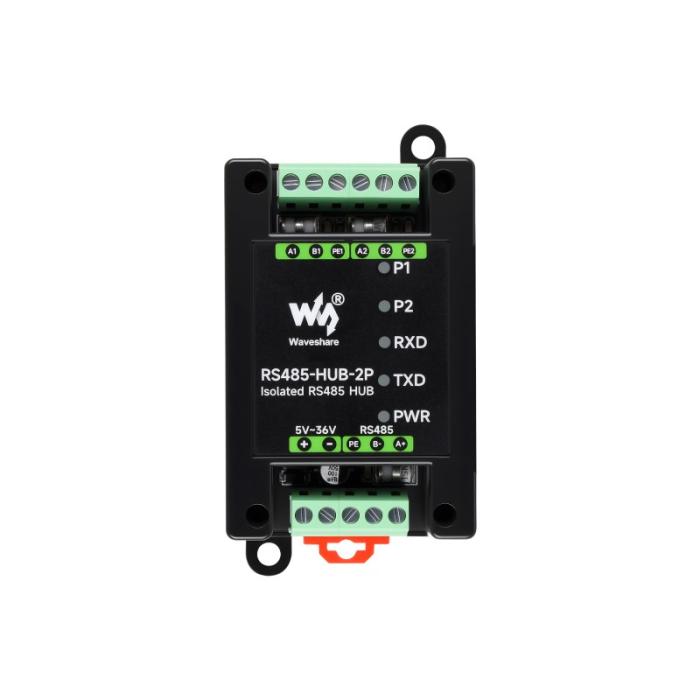 RS485-hub 2-kanal för DIN-skena @ electrokit (2 av 5)