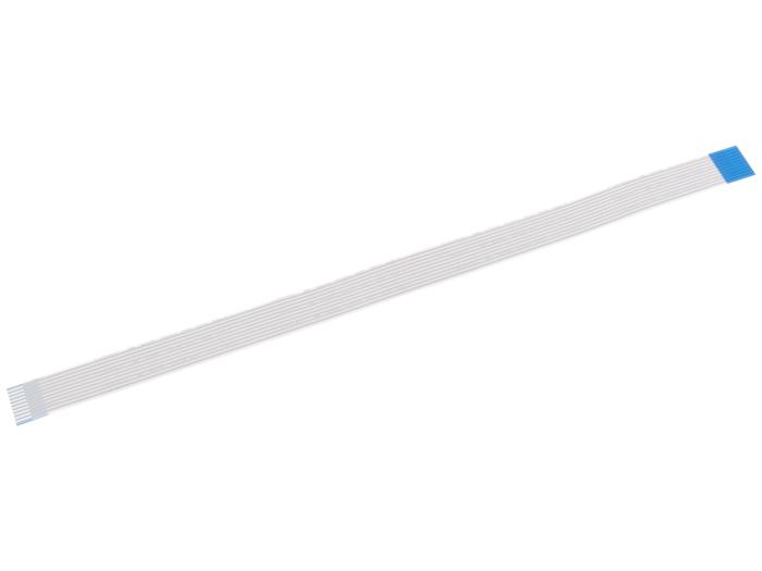 FPC-kabel 10-pol 1.0mm 200mm motsatt-sida @ electrokit (1 av 1)