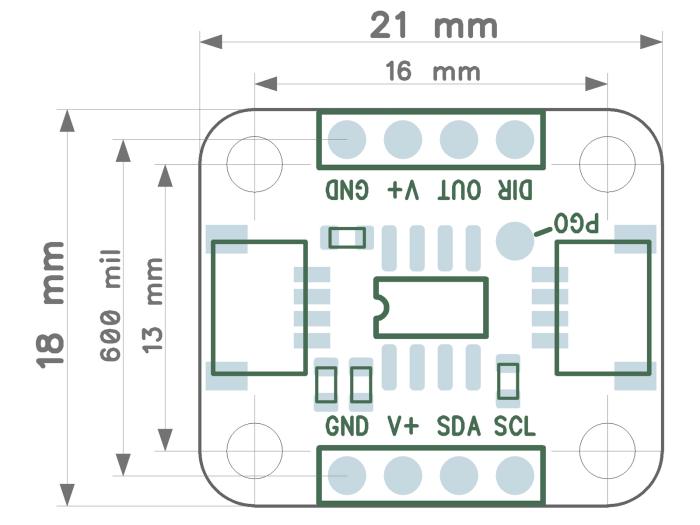 Vinkelsensor Halleffekt Qwiic/Analog/PWM @ electrokit (3 of 3)