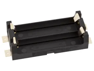 Batterihållare 2x AA PCB SMD @ electrokit