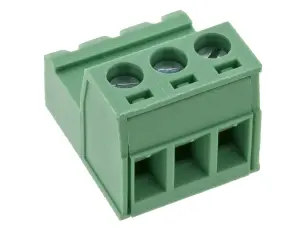 Skruvplint pluggbar 5.08mm 3-pol hane @ electrokit