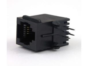 Modularuttag 6P4C - RJ11 PCB @ electrokit