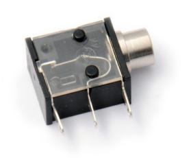 3.5mm hona 2-pol mono PCB @ electrokit