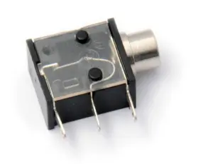 3.5mm hona 2-pol mono PCB @ electrokit