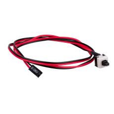 Power- och reset-switch f&ouml;r PC 60cm @ electrokit