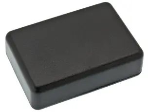 Apparatlåda 50x35x15mm 1551FBK svart @ electrokit