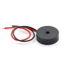 Passiv piezosummer 75dB 12nF kabel &oslash;14x4mm @ electrokit