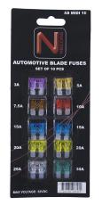 Blade fuse assortment MIDI ATO ATC 10 pcs @ electrokit