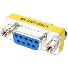 K&ouml;nbytare DB9 hona/hane D-SUB @ electrokit