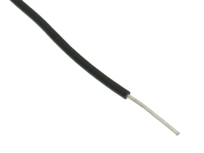 Kopplingstråd 0.3mm2 entrådig - svart /m @ electrokit (2 av 2)
