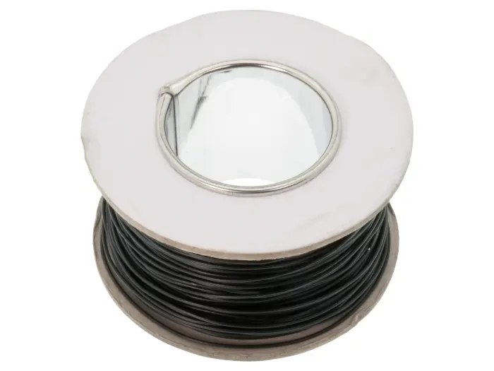 Kopplingstråd 0.3mm2 entrådig - svart /m @ electrokit (1 av 2)
