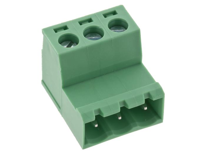 Skruvplint pluggbar 5.08mm 3-pol hane @ electrokit (2 av 2)