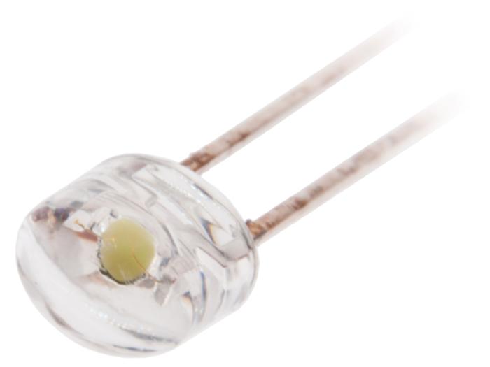 LED oval vit 5200mcd 3.6V 60/25gr @ electrokit (2 av 2)