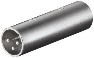 XLR-adapter 3-pol dubbelhane @ electrokit