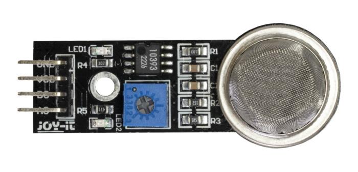 MQ2 Gassensor-modul brännbar gas - gasol, metan, vätgas @ electrokit (2 av 2)