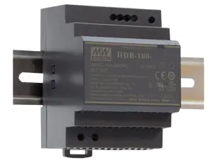Mean Well HDR-100-15 Power supply 15V 9.5A 143W DIN rail @ electrokit