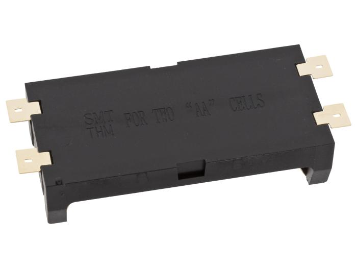 Batterihållare 2x AA PCB SMD @ electrokit (2 av 2)