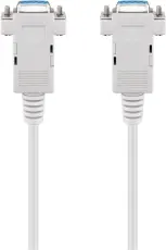 Seriell nollmodem-kabel D-SUB 9F-9F 1.8m @ electrokit