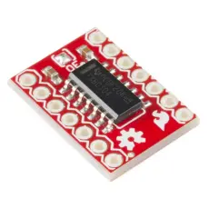 Nivåomvandlare 4 kanaler 3.3V <--> 5V dubbelriktad TXB0104 @ electrokit