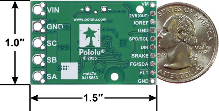 Motordrivare för BLDC 50V 11A A89301 @ electrokit (4 av 8)