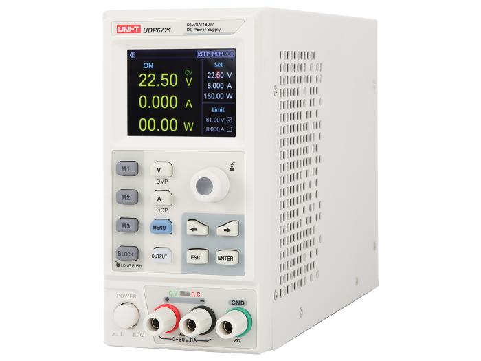 Programmable power supply 0-60V 0-8A UNI-T UDP6721 @ electrokit (2 of 3)