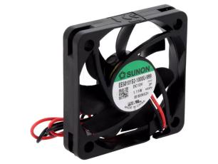 Fläkt 50x50x10mm 12VDC 25.6dBA 18.6m³/h @ electrokit