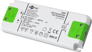 LED drivdon 350mA 12W - konstant ström @ electrokit