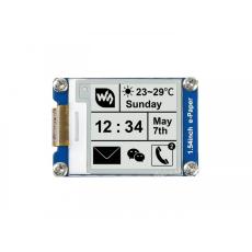 1.54" E-papper display 200x200px svart/vit monterad på kort SPI @ electrokit