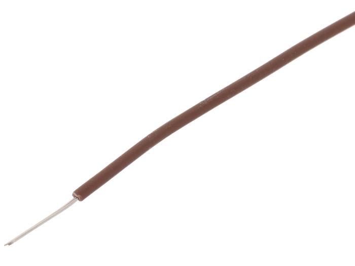Kopplingstråd AWG24 flertrådig - brun /m @ electrokit (1 av 1)