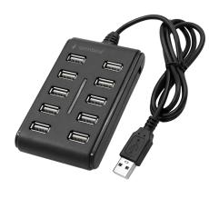 USB Hub 10 portar USB2.0 @ electrokit