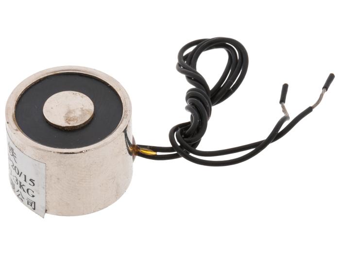 Elektromagnet ø20x15mm 2.5Kg @ electrokit (1 av 2)