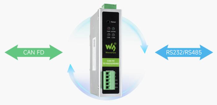 CAN-Bus FD till RS232 / RS485 protokollomvandlare @ electrokit (6 av 8)