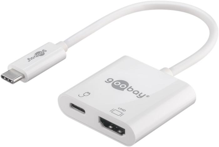 USB-C adapter till USB-C PD 100W + HDMI 2.0 (4K@60Hz) @ electrokit (2 av 4)