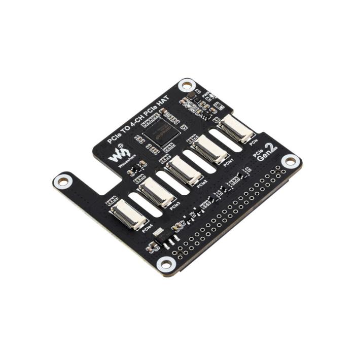 4x PCIe expansion för Raspberry Pi 5 @ electrokit (2 av 8)