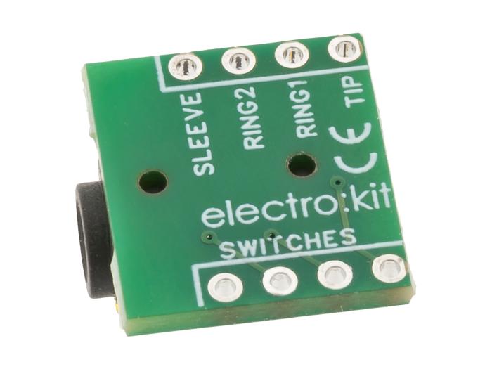 3.5mm hona 4-pol med brytare monterat på kort @ electrokit (2 av 4)