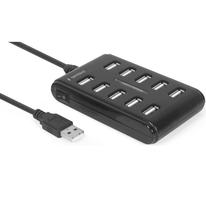 USB Hub 10 portar USB2.0 @ electrokit (2 av 2)