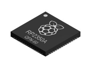 RP2350A QFN-60 MCU Cortex M33 RISC-V 520kB SRAM @ electrokit