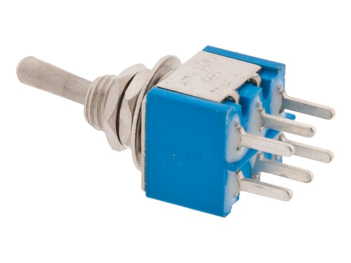 Toggle switch 2-p ON-ON PCB MTS-202-A2 @ electrokit (2 of 2)