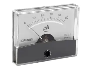 Panelinstrument 50uA 60x47mm @ electrokit