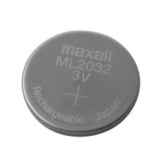 Batteri ML2032 3V 65mAh laddningsbar @ electrokit