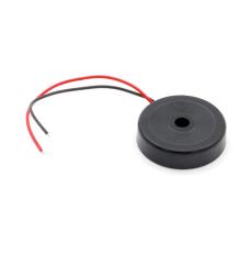 Passiv piezosummer 85dB 4kHz kabel &oslash;24x5.5mm @ electrokit