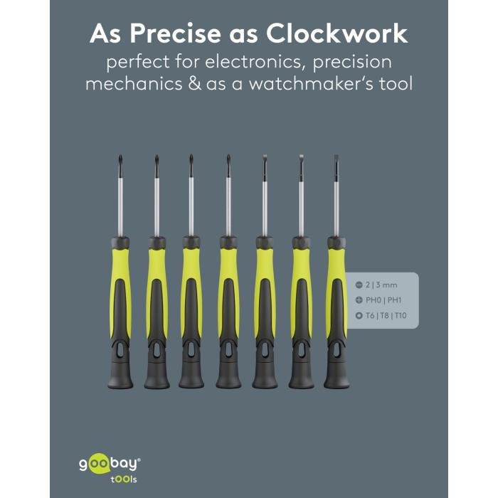 Mejselset precision 7st @ electrokit (6 av 6)