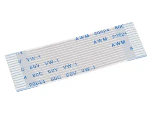 FPC-kabel 15-pol 1.0mm 50mm samma-sida @ electrokit