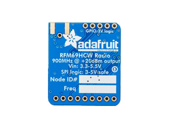 Adafruit 868 MHz transceiver RFM69HCW @ electrokit (2 av 7)