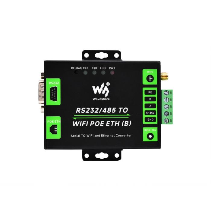IoT Gateway RS232/485 to WiFi/Ethernet with PoE @ electrokit (5 of 8)