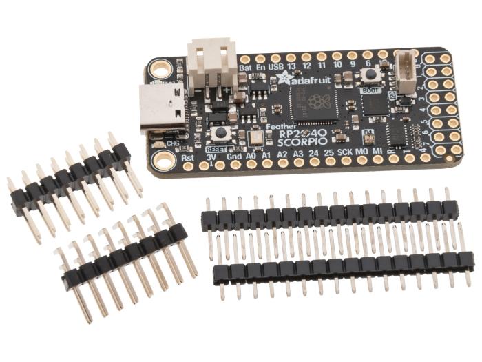 Adafruit Feather RP2040 SCORPIO - NeoPixel-drivkort 8-kan @ electrokit (1 av 3)