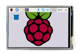 3.5" IPS 480x320px HAT with touch @ electrokit