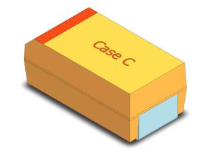 Tantal T491 SMD-C 10uF 25V 10% @ electrokit